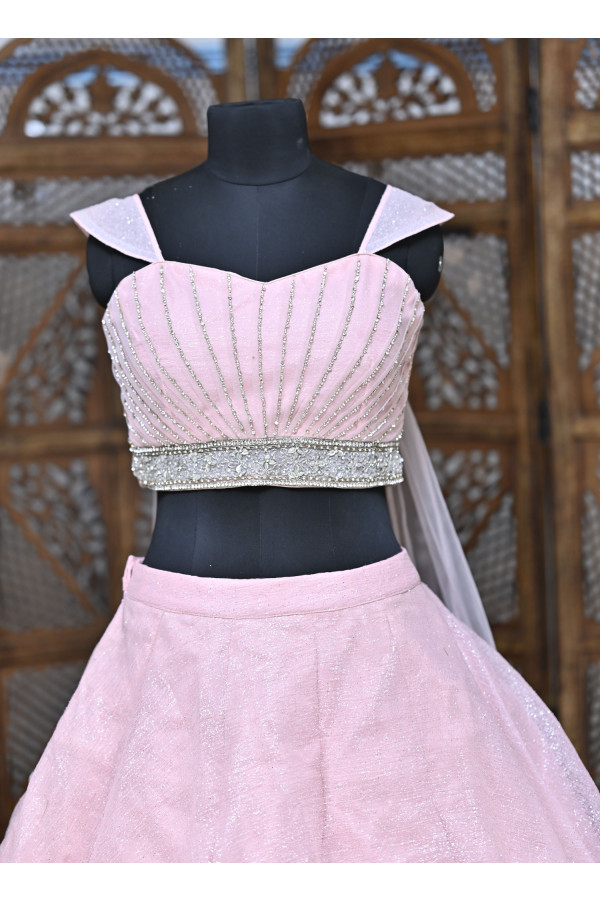 Pink Barbie Doll Lehenga on Rent