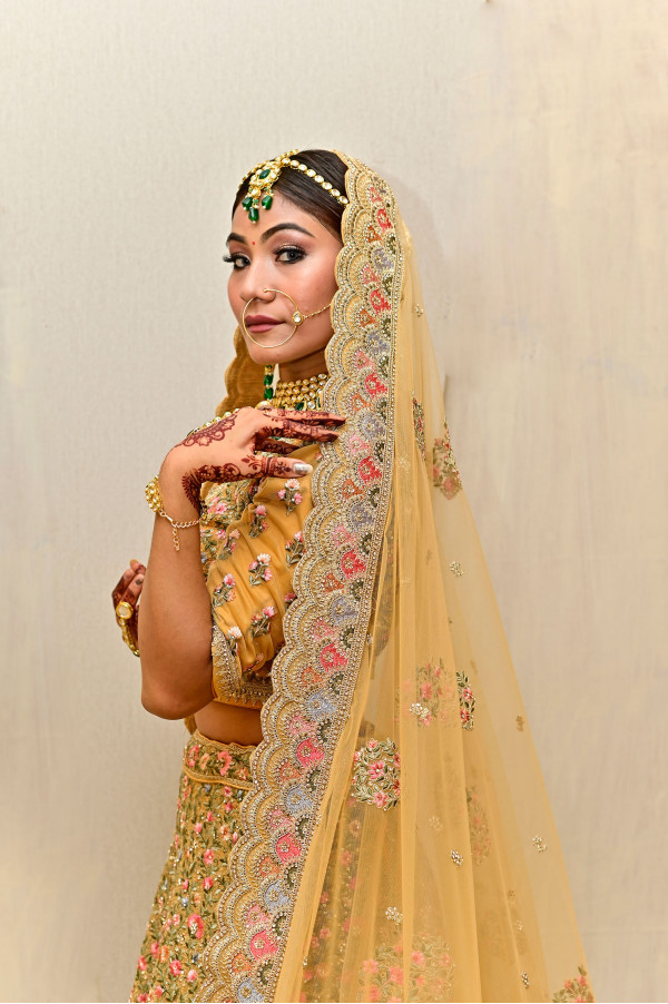 Mustard Lehenga on Rent