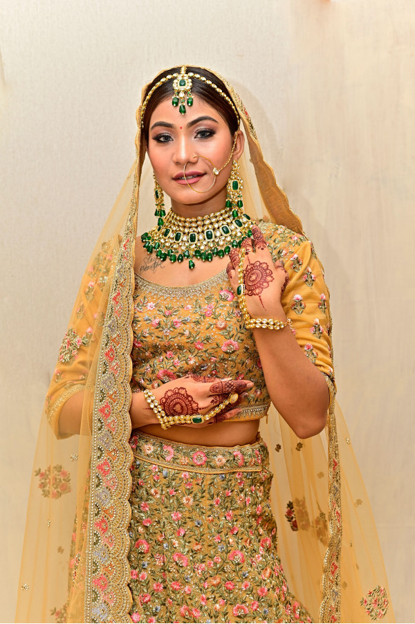 Mustard Lehenga on Rent